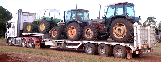 Neil's Parts Truck with fresh salvage