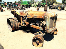 RECEIVED FOR WRECKING (GAWLER)! Fordson Power Major Tractor