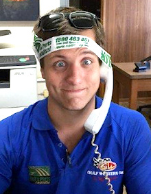 Traecy trialing the new 'Hands Free'