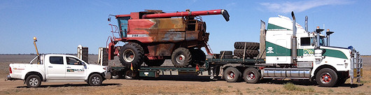 Neil's Parts Truck with fresh salvage