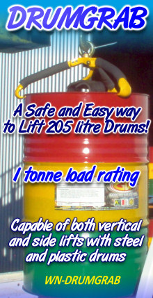 DrumGrab The easy and safe way to lift and move 205 Litre Drums