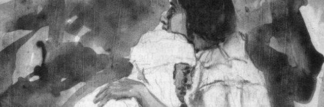 St. Francis embracing the leper, by Lawrence Zink, reprinted from Francis: The Journey and the Dream, copyright © 1988, Murray Bodo, St. Anthony Messenger Press, p. 13. Used with permission.