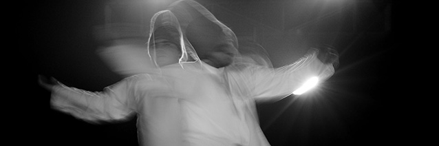 Dervishes (photo detail) performing at Ruhaniyat Purana, Qila, 2011, by Ajaiberwarl. Wikimedia Commons.