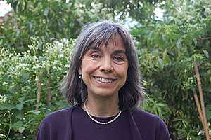 denise in garden