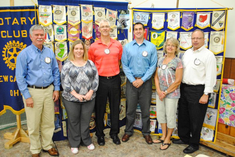 L to R President Bob Holder, Treasurer Sarah Woodin, SergeantAtArms