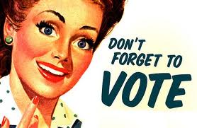 Vote - Retro Woman
