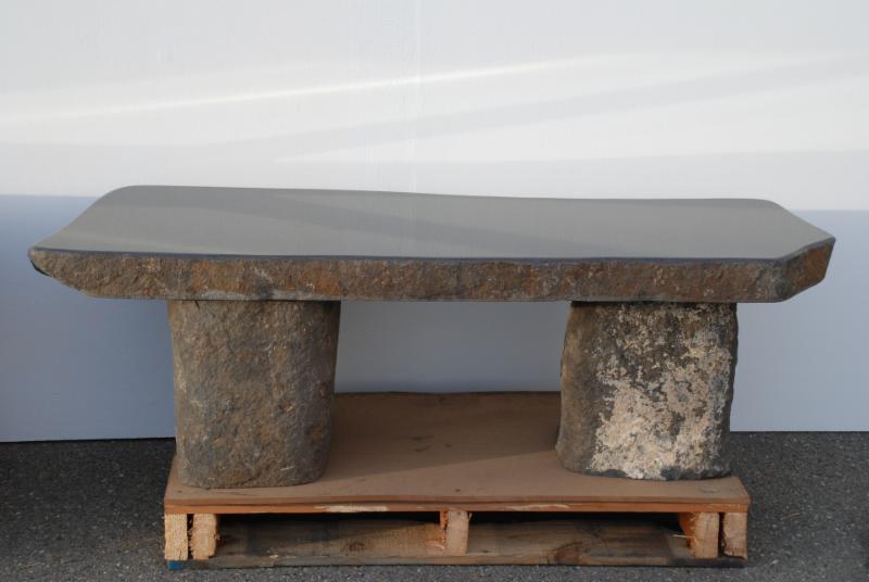 Black Granite Bench