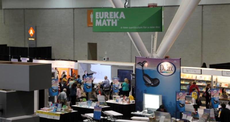 Our booth at the 2015 NCTM event.