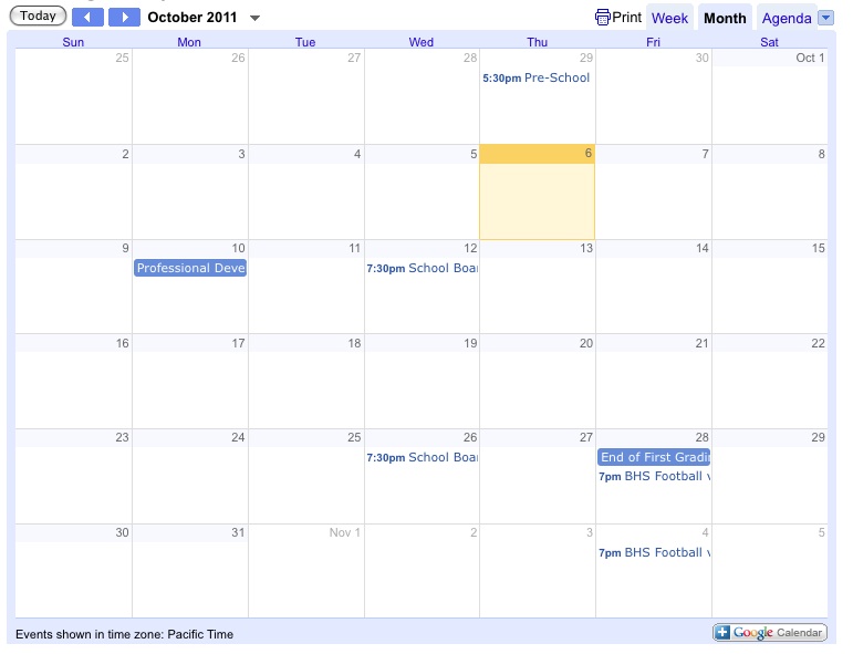 Google Calendar