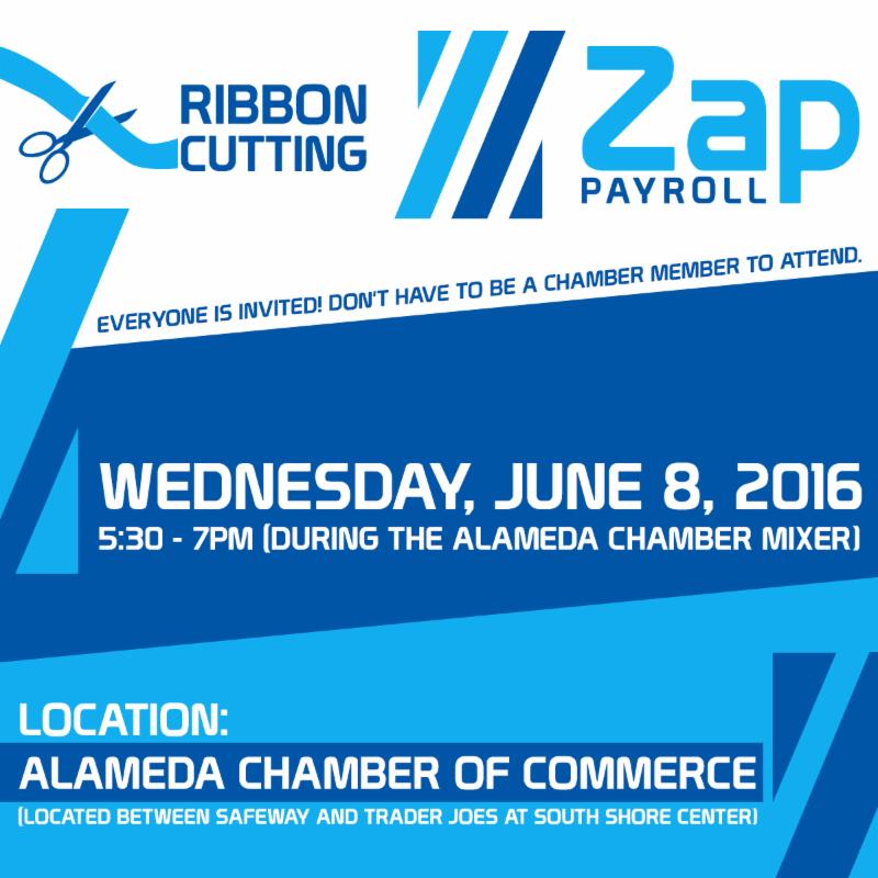 Zap Payroll Ribbon Cutting, June 8