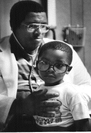black doctor child