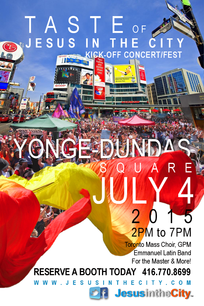 2015 Taste of Jesus in the City Kick-off Concert/Festival