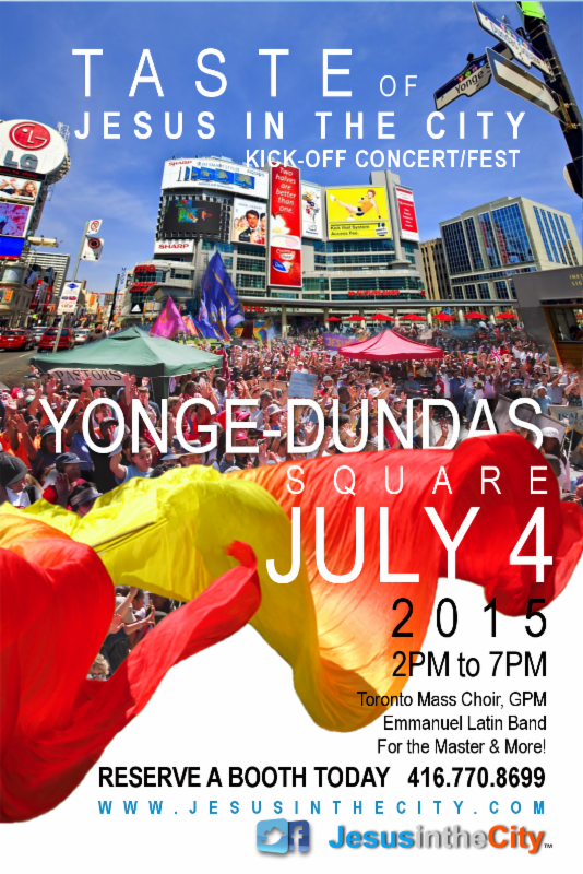 Taste of Jesus in the City 2015