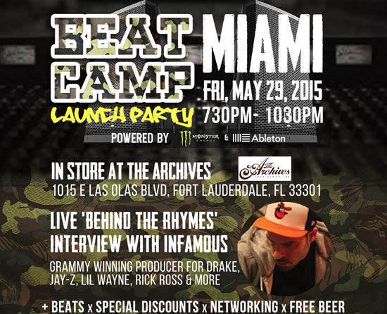 Beat Camp Miami 2015 Launch Party