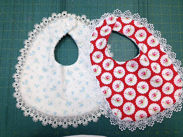 shabby chic princess bibs
