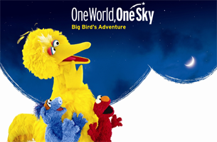 Big Bird Sky Show at the Planetarium