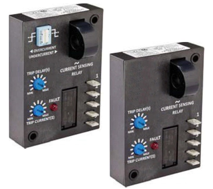 Macromatic current sensing relay