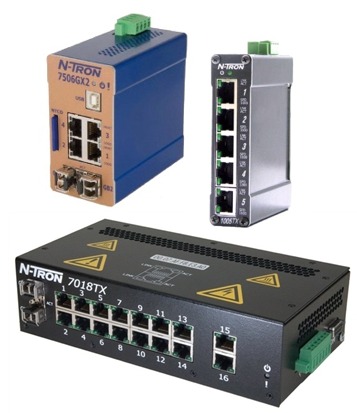N-TRON Gigabit Capable Ethernet Switches