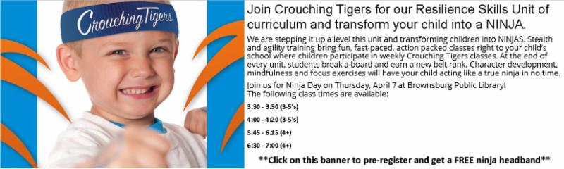 crouching tigers ninja day april 7