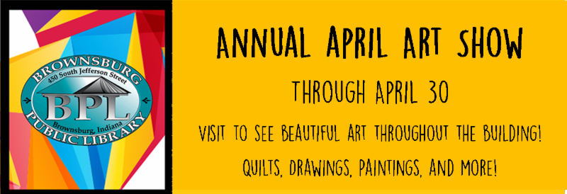 annual april art show through april 30