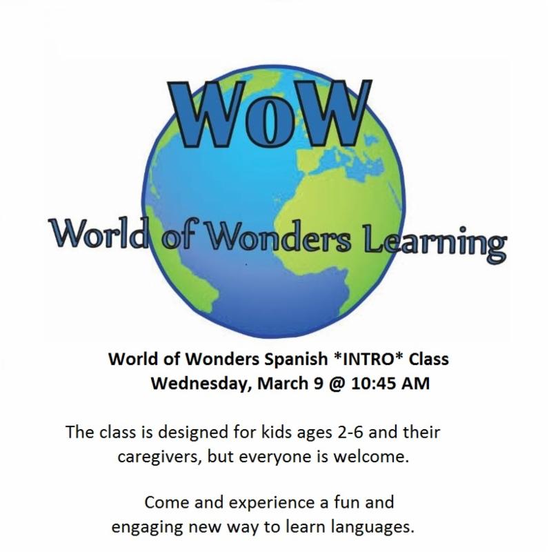 world of wonders intro class