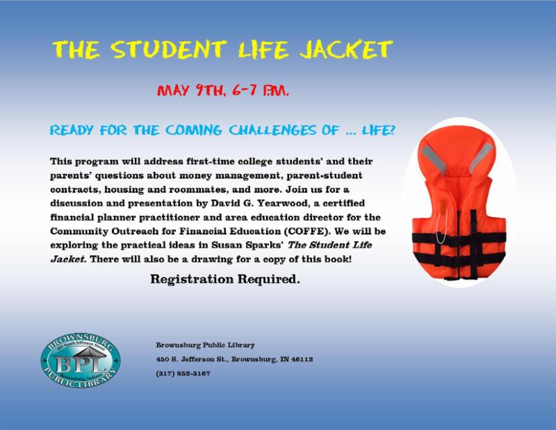 student lifejacket may 9 6pm