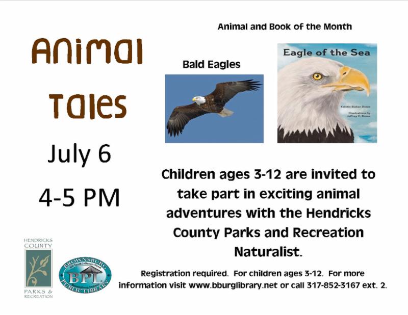 animal tales july 6 4 pm