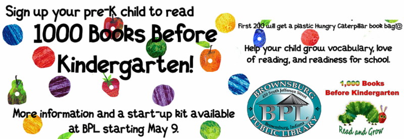 1000 books before kindergarten
