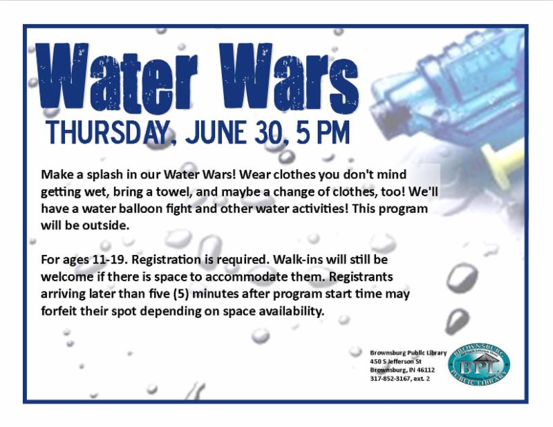 water wars thursday june 30 5 pm
