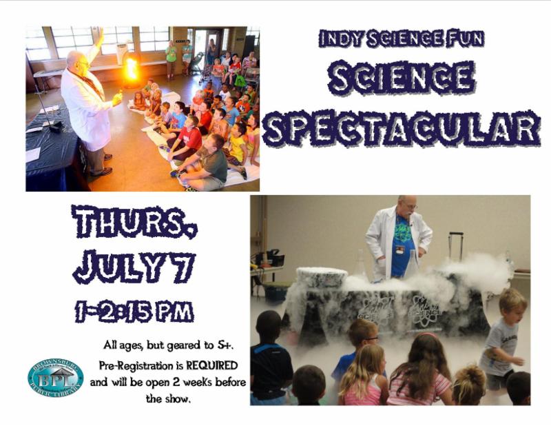 science spectacular thursday july 7 1 pm