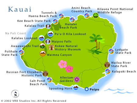 Kauai Map
