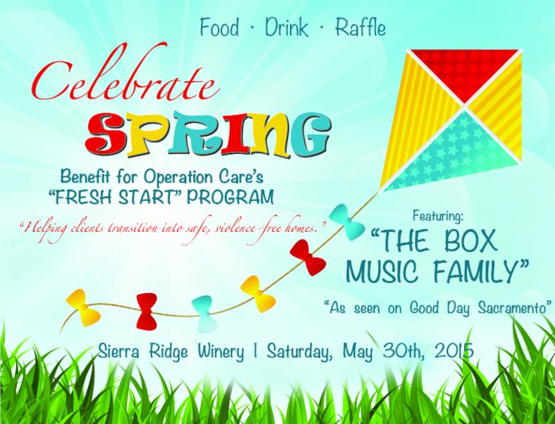 Celebrate SPRING Saturday May 30th, 2015