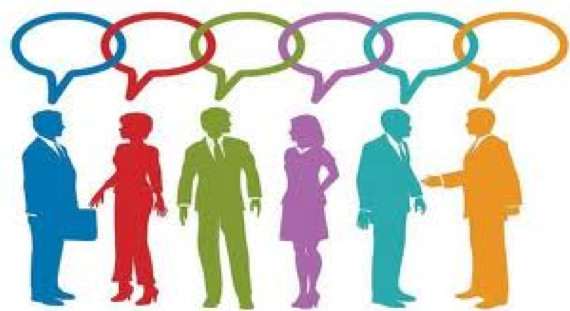 people talking cartoon