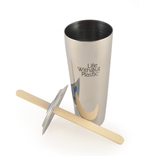 Freezycup stainless steel ice pop popsicle mold by Life Without Plastic