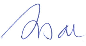 Susan Hill Signature