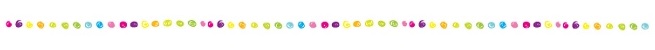 line of color dots to use as divider