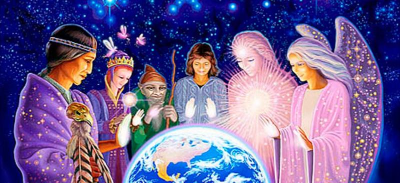 Angeles, Arcangeles, Maestros Ascendidos y Seres de Luz