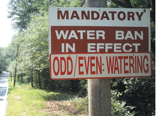 Signs like these are a common sight around the region