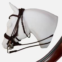 Brown Dressage Double Bridle
