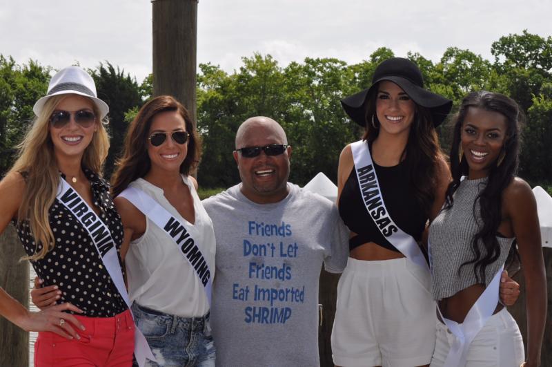 Miss USA contestants in Delcambre