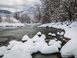 Clear Creek Snow by Chuck McQuade