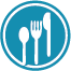 Blue Plate Icon