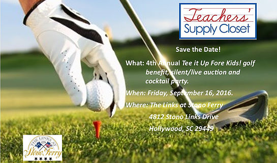 Teachers' Supply Closet golf benefit