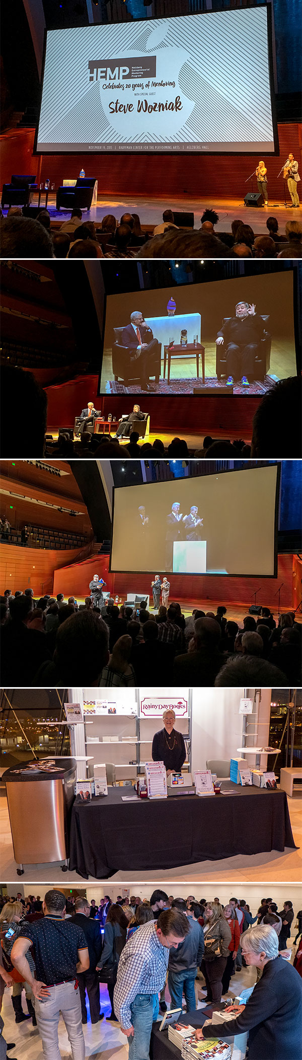 HEMP 20th Anniversary Celebration with Steve Wozniak at Kauffman Center_ Helberg Hall 11192015