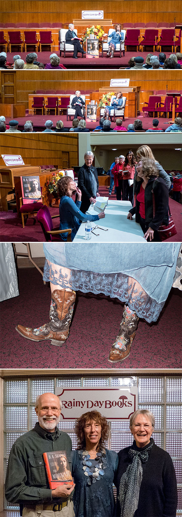 B.A. Shapiro for The Muralist at Unity Temple Sanctuary 11122015