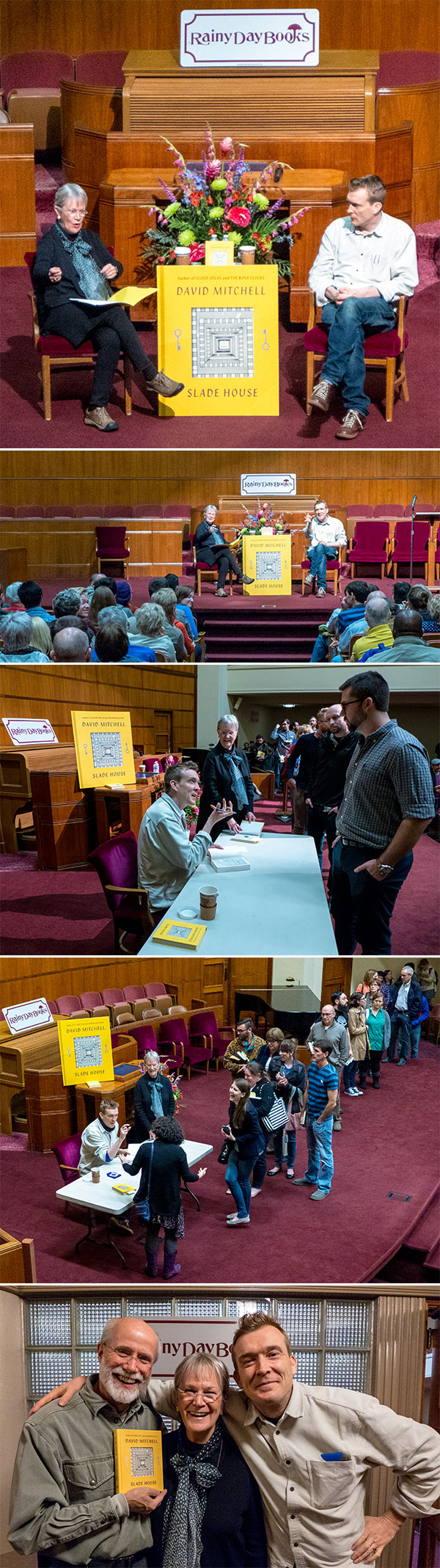 David Mitchell for Slade House at Unity Temple 11062015