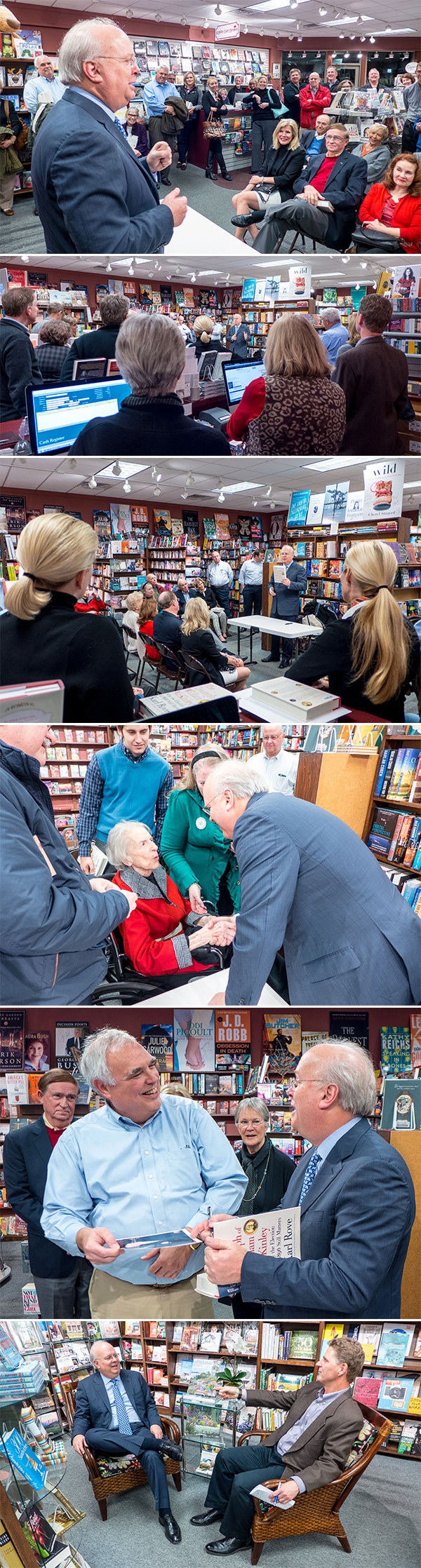 Karl Rove Event at Rainy Day Books 12092015