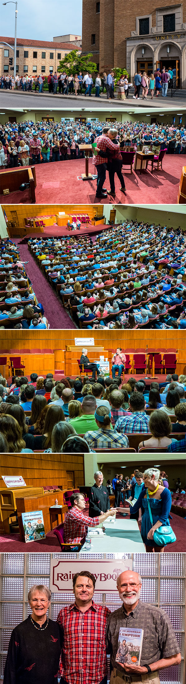 Nick Offerman for Gumption at Unity Temple on The Plaza 06042015