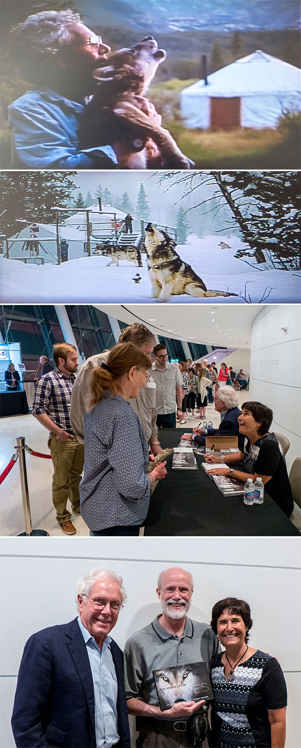 Jim & Jamie Dutcher for The Hidden Life of Wolves, and Wolves at the Door 06022015