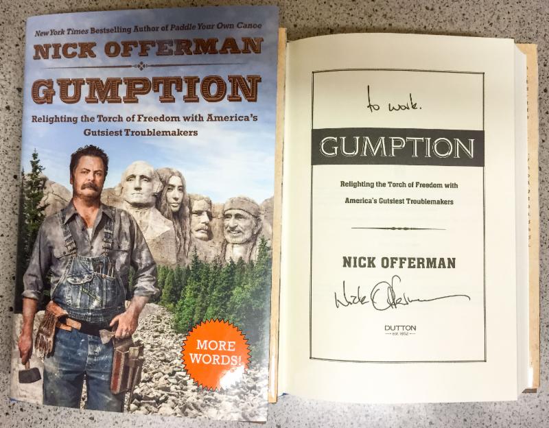 Gumption HC by Nick Offerman 06082015